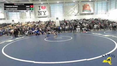 65 lbs Champ. Round 1 - Jake Sanchez, Webster Schroeder Youth Wrestling vs Tristan Burke, Johnstown Pee Wee Wrestling Club