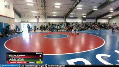 120 lbs Champ. Round 1 - William Hohnholt, Campbell County vs Landon Matson, Thunder Basin High School