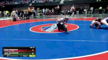 4A-175 lbs Quarterfinal - Josh Fillingame, Bainbridge vs Evan Wingrove, Heritage-Catoosa