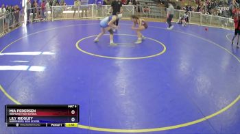 130 lbs Round 3 - Mia Pedersen, Redmond High School vs Lily Ridgley, Harrisburg High School