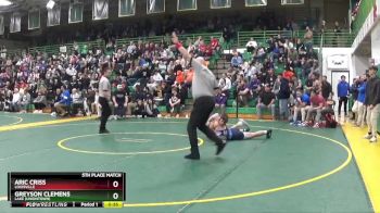 138 lbs 5th Place Match - Aric Criss, Louisville vs Greyson Clemens, Lake (Uniontown)
