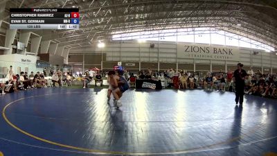 120 lbs Christopher Ramirez, Arizona Blue vs Evan St. Germain, Minnesota Red