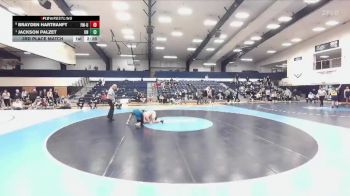 141 lbs 3rd Place Match - Jackson Palzet, Unattached vs Brayden Hartranft, Franklin & Marshall Unattached