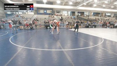 190 lbs Quarters - Dylan Sprinkles, Simi Valley High School vs Traycen Wegele, Bear Cave Wrestling Club