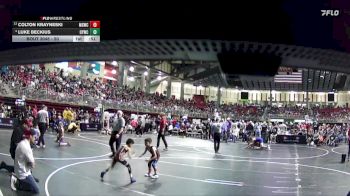 50 lbs Champ. Round 1 - Colton Krayneski, Millard South Wrestling Club vs Luke Beckius, Ogallala Youth Wrestling Club