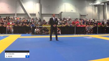 MIKHAIL KALIKA vs ERIC RENE 2019 World Master IBJJF Jiu-Jitsu Championship