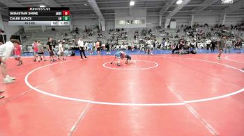 85 lbs Rr Rnd 1 - Sebastian Shine, All-American Wrestling Club MS vs Caleb Judice, 4M