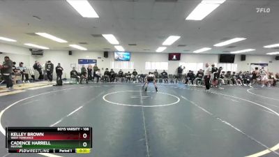 106 lbs Cons. Round 5 - Cadence Harrell, Mayfair vs Kelley Brown, West Torrance