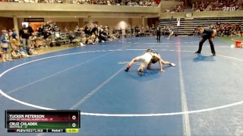 88 lbs Semis & 1st Wrestleback (8 Team) - Tucker Peterson, STMA (St. Michael/Albertville) vs Cruz Chladek, Westfield