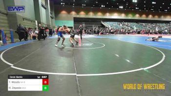 160 lbs Consolation - True Woods, NM Beast vs Roberto Zepeda, Daniel Cormier Wrestling Academy