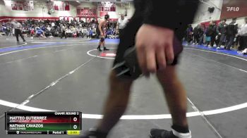 190 lbs Champ. Round 2 - Nathan Cavazos, Christopher vs Matteo Gutierrez, John F Kennedy -Fremont