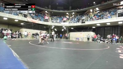 95 lbs Champ. Round 3 - Serenity Canady, Robinson vs Evelyn Torres, Unattached