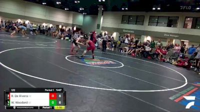 120 lbs Placement Matches (16 Team) - Walter Woodard, Kame Style vs Roberto De Rivera, LG Braves Garrnet