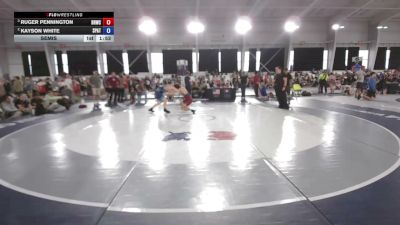 165 lbs Semis - Ruger Pennington, Big Red Wrestling Club vs Kayson White, Spatola