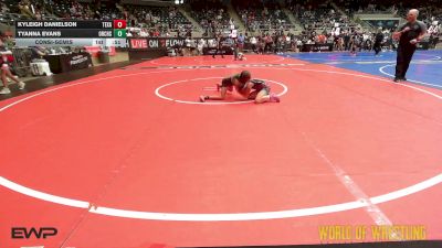66 lbs Consolation - Kyleigh Danielson, Texas Elite Wrestling Club vs Tyanna Evans, Orchard South WC