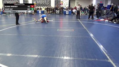 155 lbs Consy 7 - Eliana Winfrey, Tyler Consolidated vs Juliet Alt, Chestnut Ridge