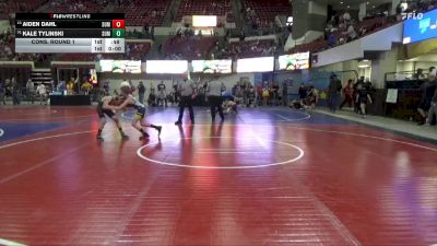 90 lbs Cons. Round 1 - Aiden Dahl, Baker Wrestling Club vs Kale Tylinski, Falls Academy