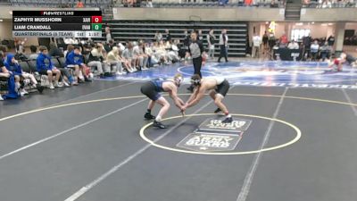 139 lbs Quarterfinals (8 Team) - Zaphyr Musshorn, Xavier, CT vs Liam Crandall, Evansville, WI