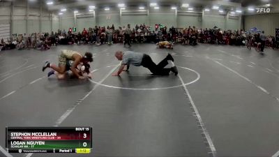 175 lbs Round 4 (8 Team) - Stephon McClellan, Central York Wrestling Club vs Logan Nguyen, Scanlan WA