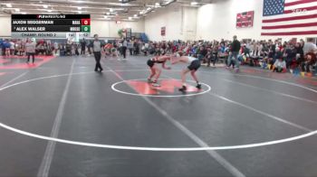 114 lbs Champ. Round 2 - Alex Walser, Maple River/USC vs Jaxon Seggerman, MAHACA