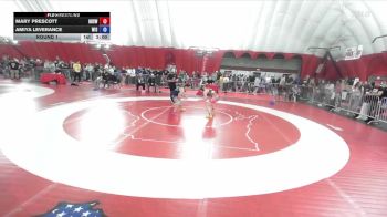 115 lbs Round 1 - Mary Prescott, Hudson High School Wrestling vs Amiya Leverance, Wisconsin