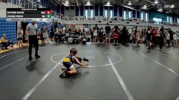 56 lbs Round 3 (6 Team) - Cohen Finch, Slate WA vs Zayden Davis, Creeks Wrestling