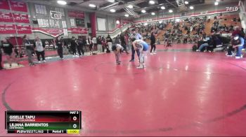 155 lbs Cons. Round 6 - Giselle Tapu, Rancho Cucamonga vs Liliana Barrientos, Centennial