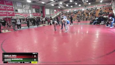 155 lbs Cons. Round 6 - Giselle Tapu, Rancho Cucamonga vs Liliana Barrientos, Centennial