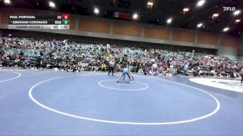 126 lbs Champ. Round 3 - Abraham Coronado, Mcqueen vs Paul Portugal, Elk Grove