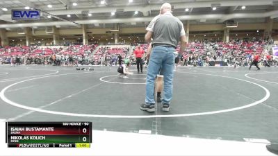 90 lbs Round 2 - Isaiah Bustamante, Salina vs Nikolas Kolich, Piper