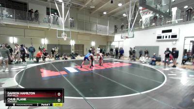 165 lbs Quarterfinal - Chub Plank, Tonasket vs Damion Hamilton, Post Falls