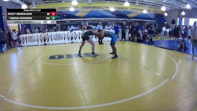 144 lbs Cons. Round 7 - Simon Goodwin, Camden County Outsiders vs Ricky Montalvan, Maximum Performance