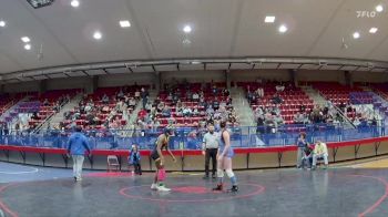 Girls 132 lbs 1st Place Match - Lauren Morris, Oxford vs Khloe Forman, North Pontotoc High School