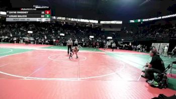 65 lbs Cons. Round 2 - Logan Malicki, BUC2 vs Zayne Sweeney, AHL1