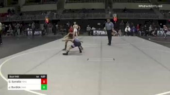 82 lbs Final - Donovan Symalla, Pomona Elite vs Jack Burdick, Carbon WC