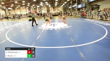 100 lbs Rr Rnd 3 - Dallas Rosenbarger, Indiana Outlaws Gold vs Cash Mcvey, Triumph Blue