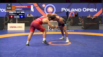 125 kg Semifinal - Nick Gwiazdowski, USA vs Youssif Hemida, USA