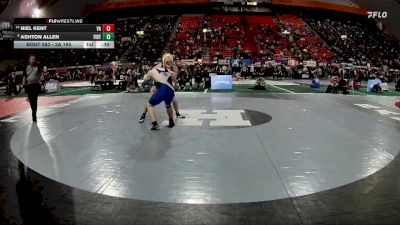 3A 165 lbs Cons. Round 2 - Niel Kent, Valley vs Ashton Allen, Firth