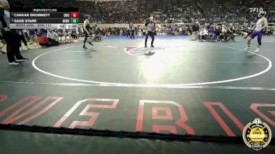 B5A-113 lbs Semifinal - Canaan Brummett, Chickasha/Verden vs Gage Stark, Newcastle