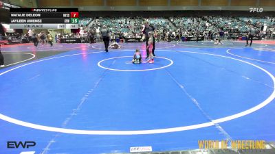 45 lbs 2nd Place - Iris Brassfield, Rising Kingz vs Azalea Garcia, The Valley Wrestling Club
