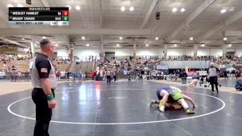 A 285 lbs Cons. Round 1 - Brady Crass, Northview Academy vs Wesley Hamlet, Watertown High School