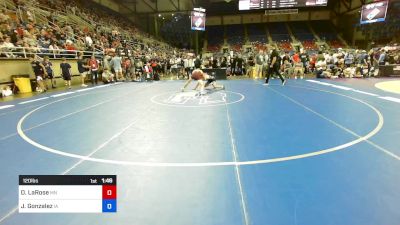 120 lbs Cons 32 #1 - Owen LaRose, MN vs Jon Gonzalez, IA