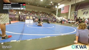 40 lbs Final - Luke Themm, Team Tulsa Wrestling Club vs Baker Ware, Cleveland Take Down Club