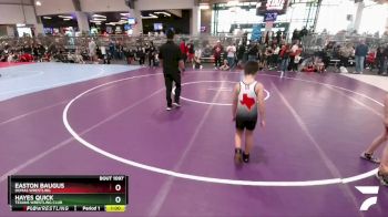 72 lbs Semifinal - Easton Baugus, Dumas Wrestling vs Hayes Quick, Texans Wrestling Club
