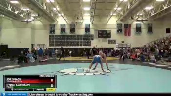 182 lbs Cons. Round 2 - Ryder Clarkson, Poudre vs Joe Smack, Thompson Valley