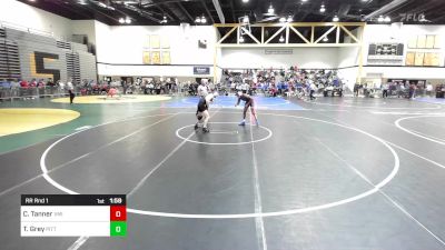 125D lbs Rr Rnd 1 - Cody Tanner, Vmi vs Trevon Grey, Pitt-Johnstwon