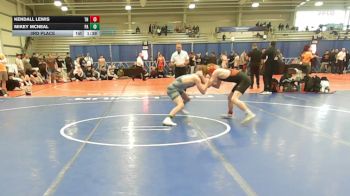 138 lbs 3rd Place - Kendall Lewis, TN vs Mikey McNeal, PA