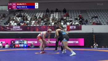72 kg Round 2 - Tiffani Baublitz, USA vs Michelle Olea, MEX
