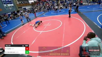 92 lbs Semifinal - Harrison Cofer, Standfast vs Noah Henderson, HARRAH BTB