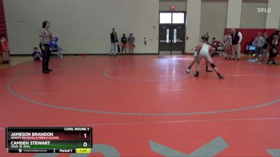 105 lbs Cons. Round 3 - Camden Stewart, Arab Jr. High vs Jameson Brandon, Hewitt Trussville Middle School